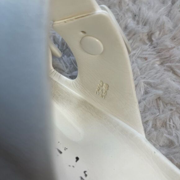 BIRKENSTOCK Arizona Womens WHITE Eva Slides Sandals EUR SZ38 - Picture 8 of 9